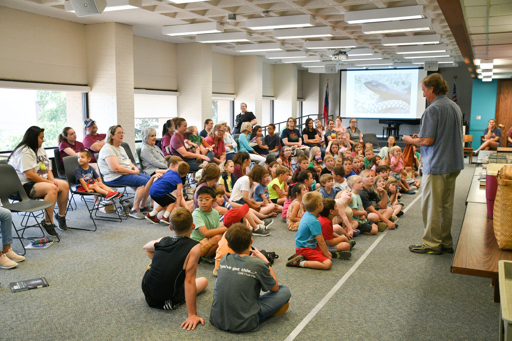 Snake Day at Clara B. Mounce Public Library